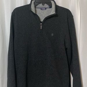 Izod Quarter Zip Blue Long Sleeve Pullover